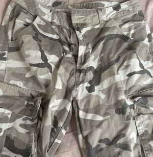 Men Camouflage Straight Jeans